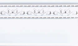 Бордюр настенный Azulejo Espanol Zocalo Jeddah Platino 15x25 (250x150)