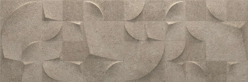 Плитка настенная Baldocer Decor Icon Shape Taupe Rect 30x90 (900x300)