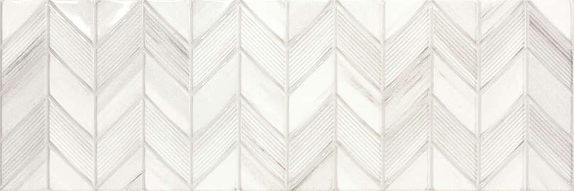 Плитка настенная Baldocer Riverdale Aden White Decor 30x90 (900x300)