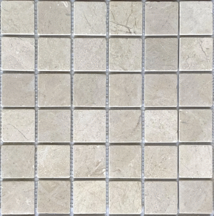 Карамелле Мозаика Pietrine Crema Marfil MAT 48x48x6 30.5x30.5