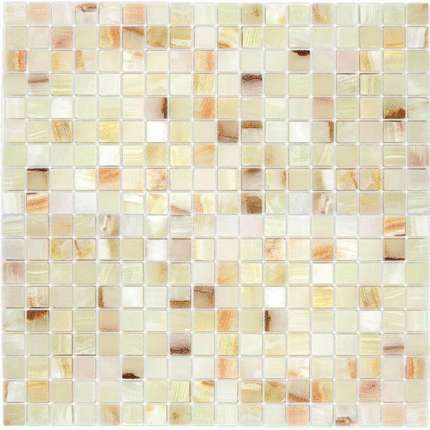 Caramelle Mosaic Pietrine Onice Jade Bianco POL 15x15x7