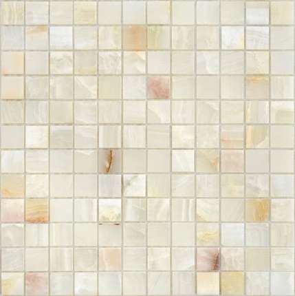 Caramelle Mosaic Pietrine Onice Jade Bianco POL 23x23x7