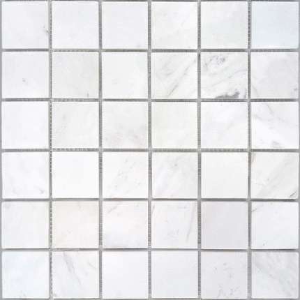 Caramelle Mosaic Pietrine Dolomiti bianco MAT 48x48x7