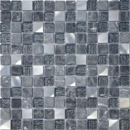 Caramelle Mosaic Silk Way Black Velvet 23x23x4