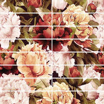 Бордюр настенный Ceramica Classic Бордюр Peony 4х25 (250x40)