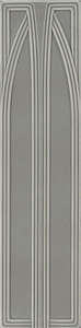 BEL4 Декор настенный Ceramiche Grazia BELVEDERE GREY CRAQUELE 20X80 (200x800)