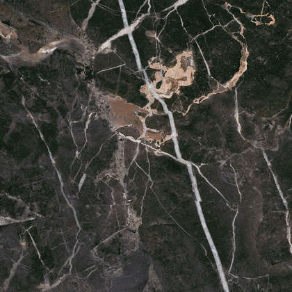 Керамогранит Cersanit QN4R233 Queen черный 42х42 (420x420)