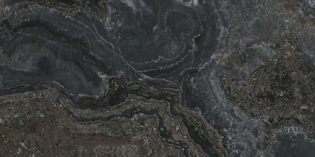 Керамогранит Cifre JEWEL BLACK PULIDO Rect. 60x120 (1200x600)