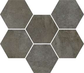 Dark Mosaico Hexagon Натуральная (290x250)