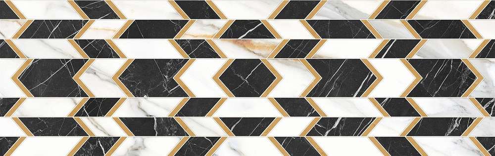 223585 Керамогранит Colorker Calacatta Gold Era White Brillo 31.6х100 (1000x316)