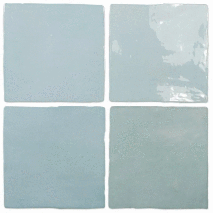 DNA Tiles Flash Square Light Blue 13x13