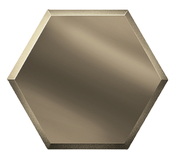 Зеркальная бронзовая сота созб1 20х17,3 (200x173)