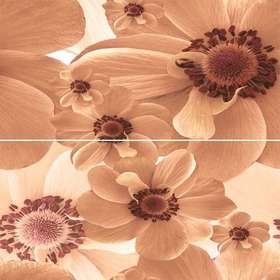 P2-3D124 Панно настенное Дельта Керамика Pastel Панно 30х40 (комплект 2шт) (400x300)