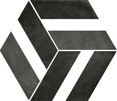 Керамогранит Durstone SIX Cementine Bari Black 23x27 (230x270)