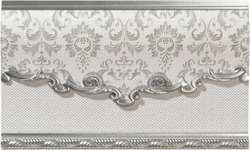 Бордюр настенный EL Molino Zocalo Poem Plata-Perla 15x25 (250x150)