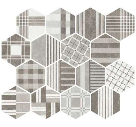 Equipe Hexatile Cement Cement Geo Grey