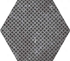 Hexagon Melange Black (292x254)