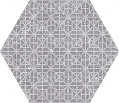 Hexagon Melange Grey (292x254)