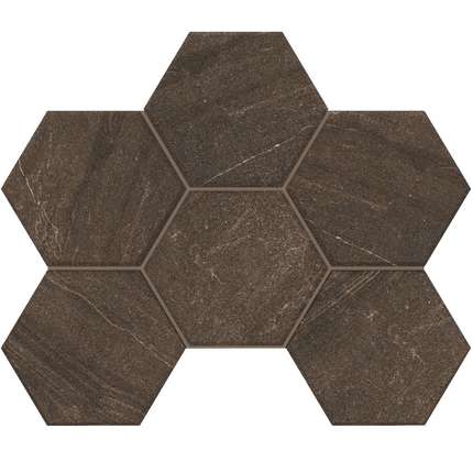 Estima Gabbro GB04 Brown Hexagon  25x28.5