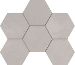 GF01 Light Grey Hexagon 25x28.5  (285x250)