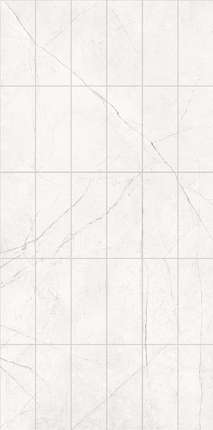 Эстима Nolana NL00 White Фальшмозаика Bricks 59.2х119.3 Неполированный Рект.