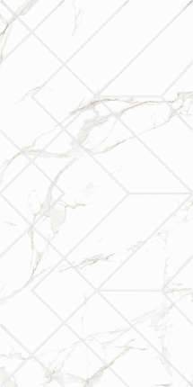 Eurotile Amuletto White Decor 0105 25x50