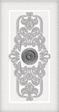Декор настенный Eurotile 687 Вставка Insomnia 9х16 (90x160)