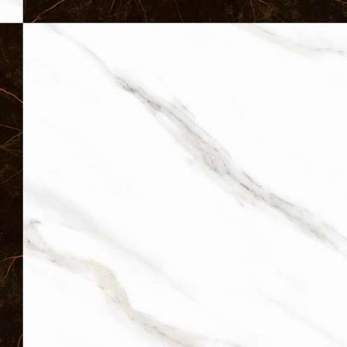 Плитка напольная Eurotile 826 KAMILA CALACATTA 49.5х49.5 (495x495)
