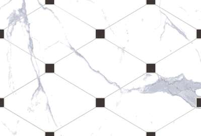 9 SR 0305 Плитка настенная Eurotile Statuario 27x40 (400x270)