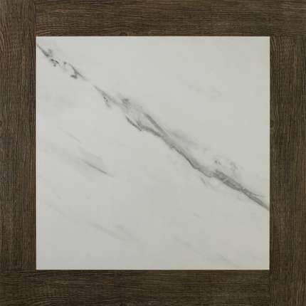 Евро-Керамика Калакатта На белом серый матовый ректификат (вставка квадрат)