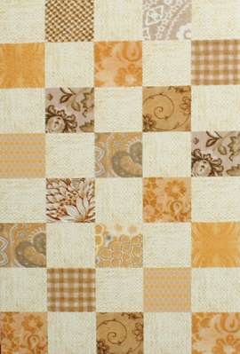 Декор настенный Евро-Керамика Бежево-Желтый (270x400)