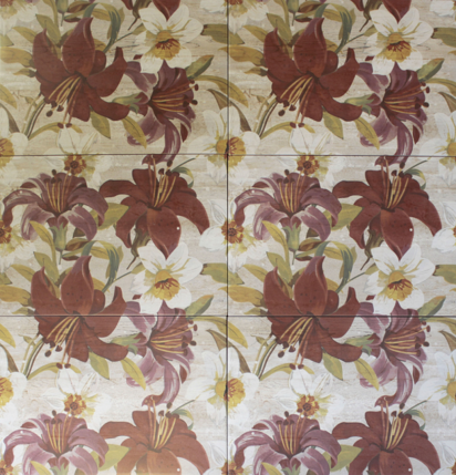 Евро-Керамика Мадейра Бежево-Серое 0154  (компл. Из 6-ти пл.)