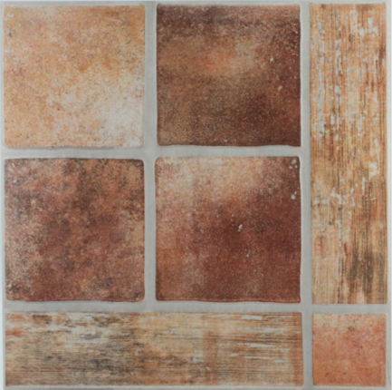 Евро-Керамика Плитка для пола глазурованная 330х330 Палермо красный