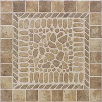 Плитка напольная Евро-Керамика Коричневый 0160 (330x330)