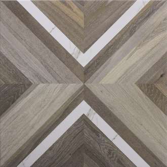 Плитка напольная Евро-Керамика Серо-Коричневый (330x330)