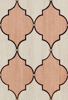 Плитка настенная Евро-Керамика Бежевый (270x400)