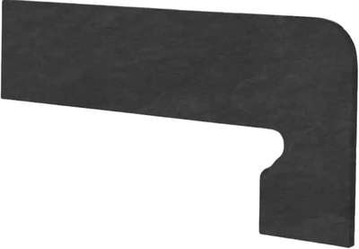 Плинтус Exagres Zanq.MEDITERRANEO GRAFITO derecha (прав) 39,5*17,5 (395x175)