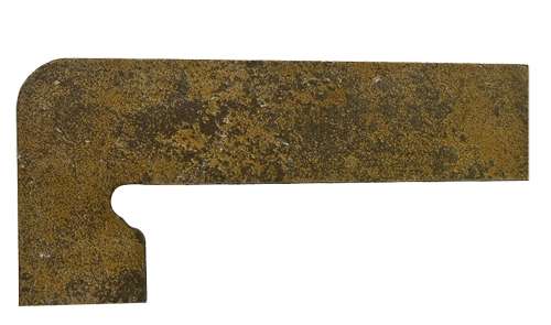 Экзагрес Metalica Vulcano Zanquin Fiorentino Izda.395x175x7.5