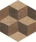 fK6H Керамогранит FAP Ceramiche Firenze Deco Beige 21,6*25 SAT (216x250)