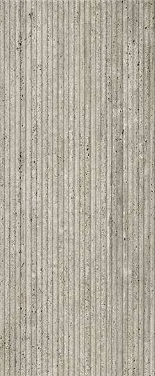 fTP2 Плитка настенная FAP Ceramiche Materia Classica Groove Tortora Matt RT 50x120 (500x1200)