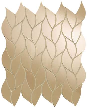 FAP Ceramiche Roma Gold Onice Miele Leaves Mosaico 25.9x30.9