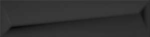 Плитка настенная ITT Ceramic Boston Black Shiny 7.5x30 (300x75)