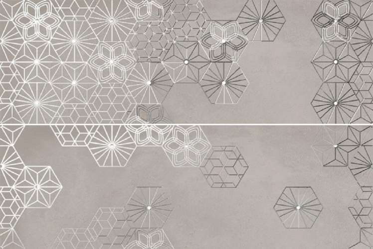 Комплект декора для стен Ibero Decor Debod Grey SET A+B 50x75 (750x250)