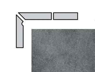 Interbau Alpen 058 Anthrazit Флорентийский Левый 31x7.3