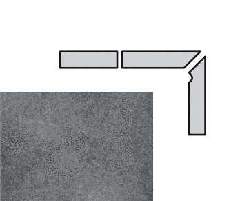 Interbau Alpen 058 Anthrazit Флорентийский Правый 31x7.3