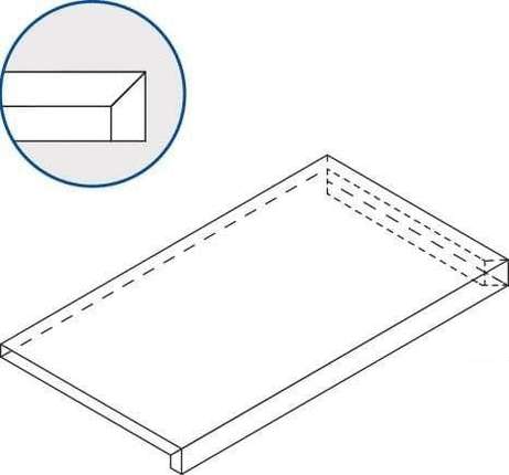 Италон Avantgarde X2 Pure Scalino 33x120 Angolare Dx Угловая Правая