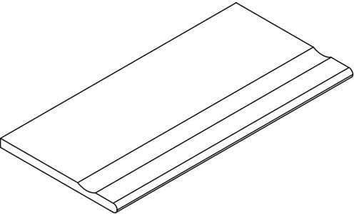 Италон Avantgarde X2 Silver Bordo 30x120 Svasato Round Бортик Закругленный С Выемкой