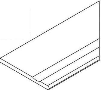 Италон Avantgarde X2 Pure Bordo 30x120 Svasato Round Dx Бортик Закругленный Правый С Выемкой