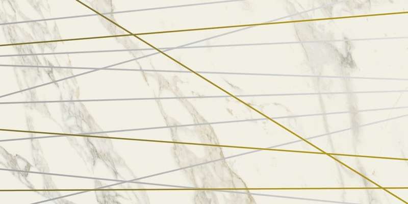 Arabescato Inserto Golden Line (800x400)
