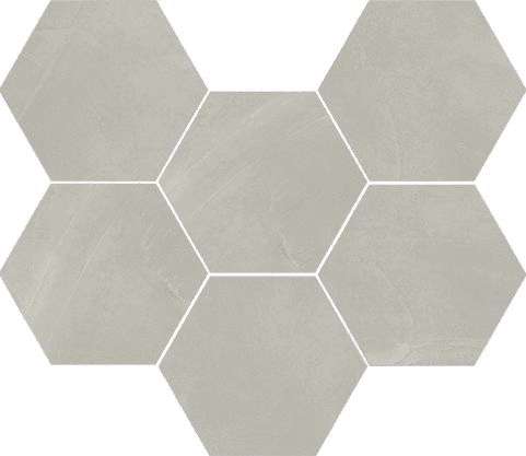 Italon Continuum Silver Mosaico Hexagon